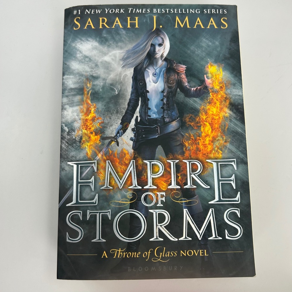 Empire of Storms Paperback by Sarah J. Maas Throne of Glass - Picture 1 of 13